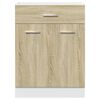 vidaXL Drawer Bottom Cabinet Lyon Sonoma Oak 60x46x81.5 cm Engineered Wood