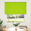vidaXL Roller Blind Blackout Leaves Green 125x130 cm Fabric Width 121.6 cm Polyester