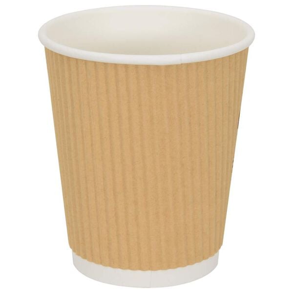 vidaXL Paper Coffee Cups with Lids 1000 pcs 8oz 200ml