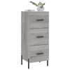 vidaXL Sideboard Grey Sonoma 34.5x34x90 cm Engineered Wood