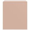 vidaXL Bedside Cabinets 2pcs Pink 34.5x39x44 cm Steel