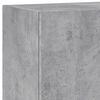 vidaXL TV Wall Cabinet Concrete Grey 40.5x30x90 cm Engineered Wood
