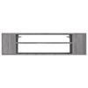 vidaXL Hanging TV Cabinet Grey Sonoma 100x30x26.5 cm Engineered Wood
