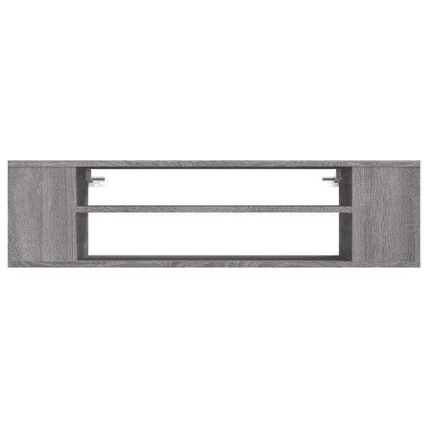 vidaXL Hanging TV Cabinet Grey Sonoma 100x30x26.5 cm Engineered Wood