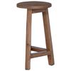 vidaXL Stool Natural 28 x 28 x 50 cm Mahogany Wood