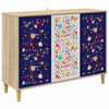 vidaXL Sideboard MAINZ Sonoma 102 x 33 x 75 cm Engineered Wood