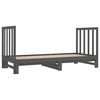 vidaXL Pull-out Day Bed without Mattress Grey 2x(90x190) cm