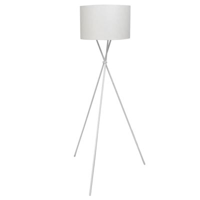 Floor Lamp Shade with High Stand White
