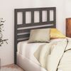 vidaXL Bed Headboard Grey 81x4x100 cm Solid Wood Pine