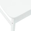 vidaXL Dining Chairs 2 pcs White 42 x 47.5 x 81 cm Solid Rubber Wood