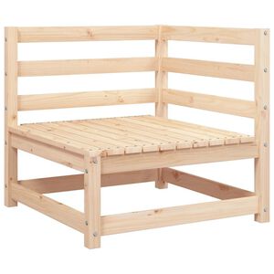 vidaXL Garden Sofa Corner 70x70x67 cm Solid Wood Pine