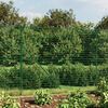 vidaXL Wire Mesh Fence with Flange Green 1.4x25 m