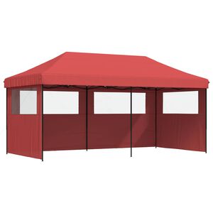 vidaXL Party Tent 292 x 580 x 315 cm Burgundy Oxford Fabric