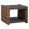 vidaXL Coffee Table Natural 45 x 45 x 45 cm Solid Mahogany Wood