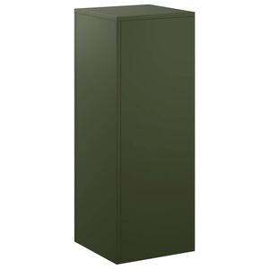 vidaXL Plant Stand Olive Green 30 x 30 x 80 cm Weathering Steel