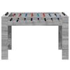 vidaXL Foosball Table Grey Sonoma 125 x 60.5 x 80 cm Engineered Wood