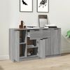 vidaXL Sideboards 2 pcs Grey Sonoma 60x30x70 cm Engineered Wood