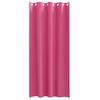 vidaXL Blackout Curtains with Rings 2 pcs Bright Pink 245 x 140 cm