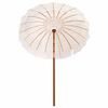 vidaXL Macrame Parasol Cream 190 x 190 x 260 cm