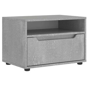 vidaXL TV Cabinet VISNES Concrete Grey 60x40x38 cm Engineered Wood