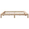 vidaXL Bed Frame without Mattress 200x200 cm Solid Wood Pine