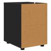 vidaXL Storage Cabinet Black 40 x 48 x 57 cm Engineered Wood
