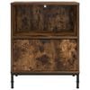 vidaXL Bedside Cabinet with Drawer 2 pcs Smoked oak 49 x 36 x 61 cm