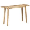 vidaXL Console Table 120x35x75 cm Rough Mango Wood