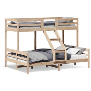 vidaXL Bunk Bed without Mattress 80x200/140x200 cm Solid Wood