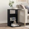 vidaXL Side Table Black Oak 40 x 35 x 60.5 cm Engineered Wood