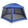 vidaXL Pool Tent with Removable Fly & Mesh Walls Azure Blue 512x458 cm