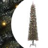 vidaXL Artificial Christmas Tree with 300 LEDs with Stand Green 240 cm