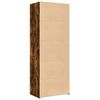 vidaXL Highboard Smoked Oak 70x42.5x185 cm Engineered Wood