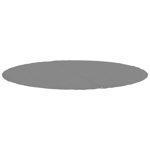vidaXL Pool Ground Cloth Light Grey &Oslash;244 cm Polyester Geotextile