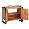 vidaXL Sink cabinet with Shelf Brown 71 x 33 x 58 cm Solid Acacia Wood