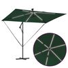 vidaXL Cantilever Banana Parasol Green 294 x 200 x 254 cm