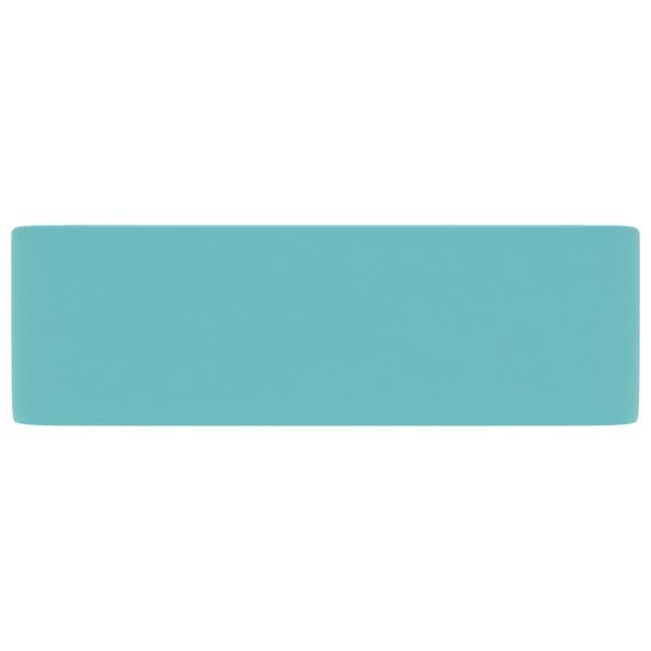 vidaXL Luxury Wash Basin Matt Light Green 41x30x12 cm Ceramic