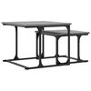 vidaXL Nesting Coffee Table 2 pcs Grey Sonoma Engineered Wood