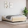 vidaXL Pocket Spring Bed Mattress Medium Cream 140x190x20 cm Fabric