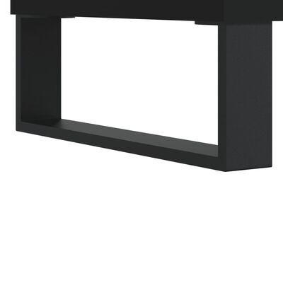 vidaXL Bathroom Cabinet Black 65x33x60 cm Engineered Wood