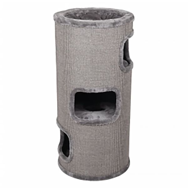 FLAMINGO Cat Scratching Barrel Enes Grey M 42x42x90 cm
