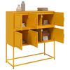 vidaXL Sideboard Mustard Yellow 100.5x39x107 cm Steel