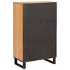vidaXL Highboard with Drawer Brown 40 x 33 x 110 cm Solid Mango Wood