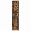 vidaXL Shoe Cabinet Smoked Oak 80 x 39 x 178 cm Engineered Wood