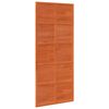 vidaXL Barn Door Wax brown 90 x 208 cm Solid Pine Wood