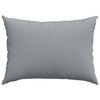 vidaXL Sofa Pillows 2 pcs Light Grey 70 x 50 cm Fabric