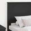 vidaXL Headboard Black Oak 80 cm Engineered Wood