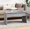 vidaXL Coffee Table Grey Sonoma 102x50.5x52.5 cm Engineered Wood