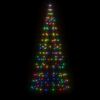 vidaXL LED Christmas Tree 200 LEDs Colourful 180 cm