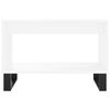 vidaXL Coffee Table White 60x50x40 cm Engineered Wood